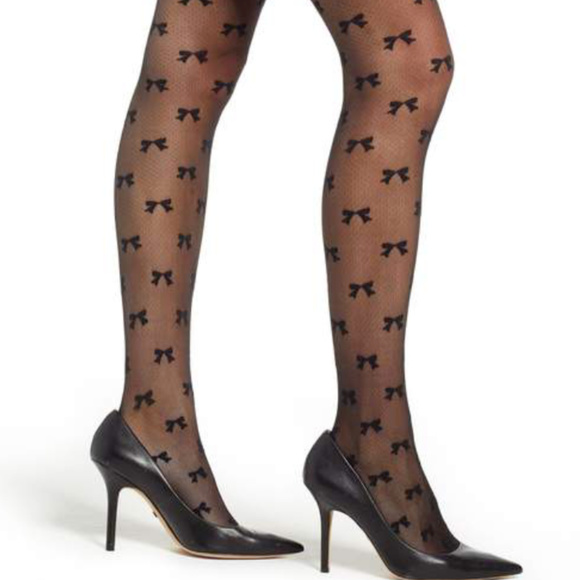 kate spade Accessories - 🆕️  kate spade new york Bow Fishnet tights
